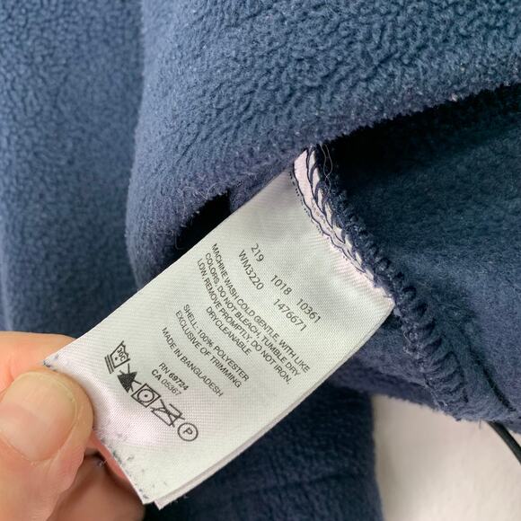 Columbia Mens XL Navy Blue Full Zip Long Sleeve Jacket Cinch Waist READ - Picture 11 of 11